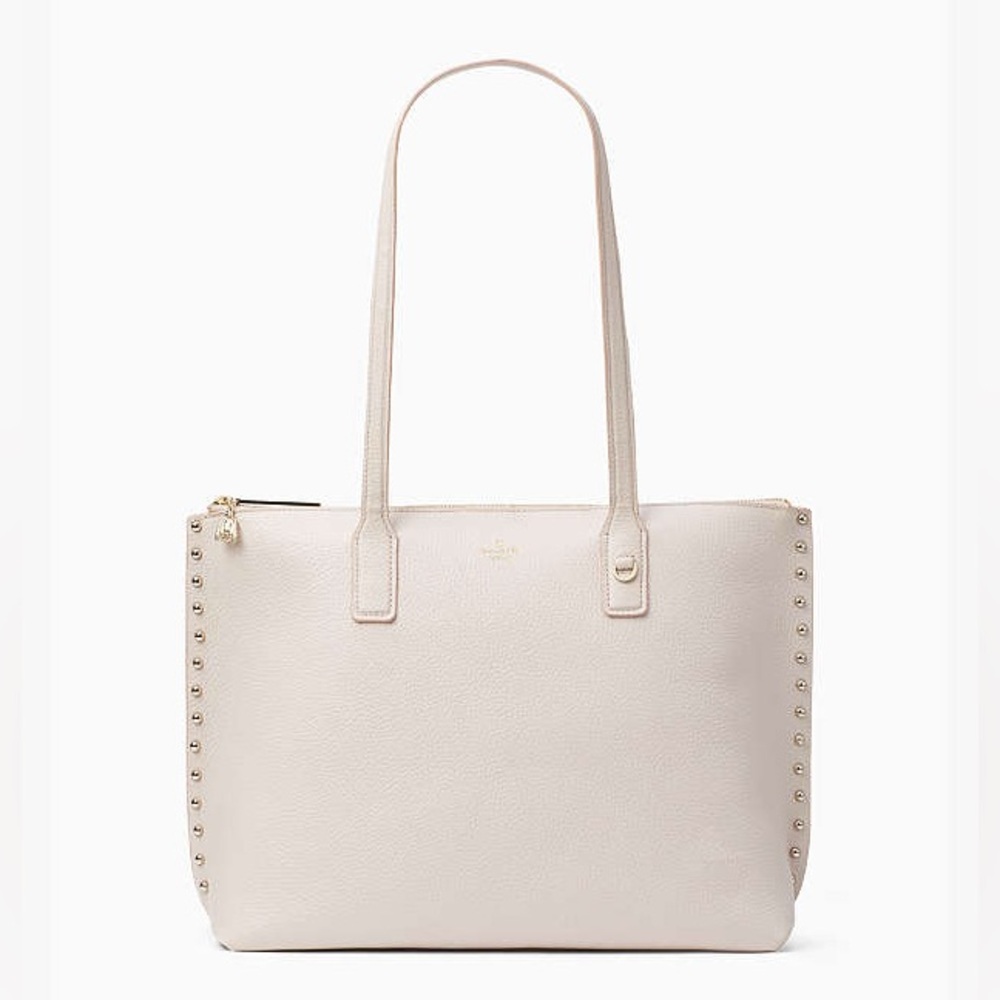 Kate Spade On Purpose Rwanda studded leather tote in blush